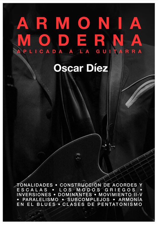 Armonía moderna aplicada a la guitarra (edición digital descargable en PDF)