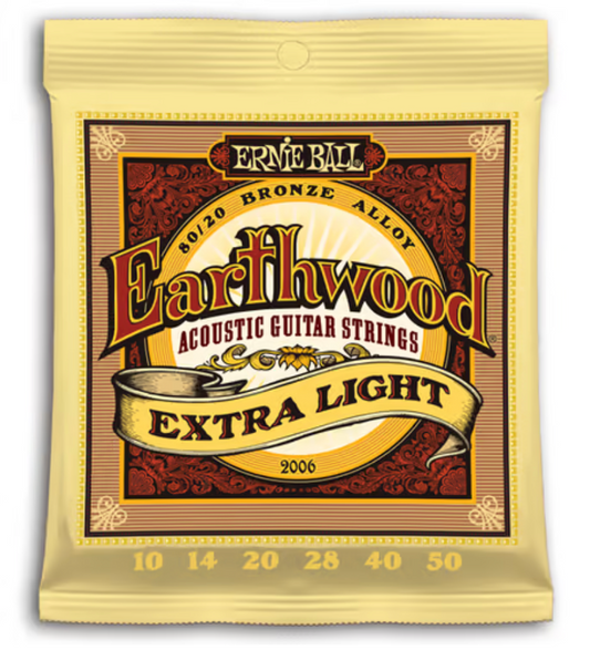 Cuerdas guitarra acústica Ernie Ball Earthwood calibre 10-50