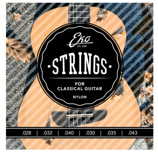 Cuerdas guitarra clásica EKO calibre 28-43