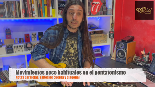 Movimientos poco comunes en el pentatonismo: notas paralelas, saltos de cuerda y diagonal