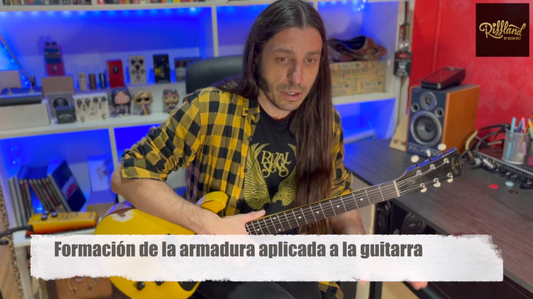 Formación de la armadura aplicada a la guitarra
